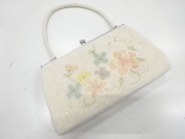 ビーズ　ハンドバッグ